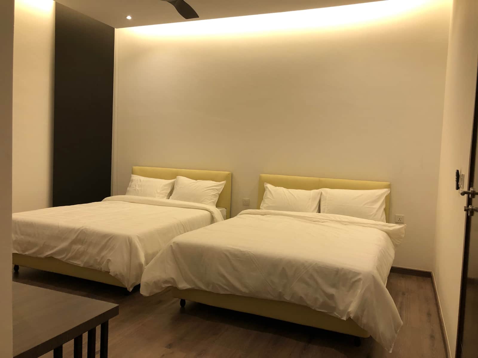Bedroom with two double beds