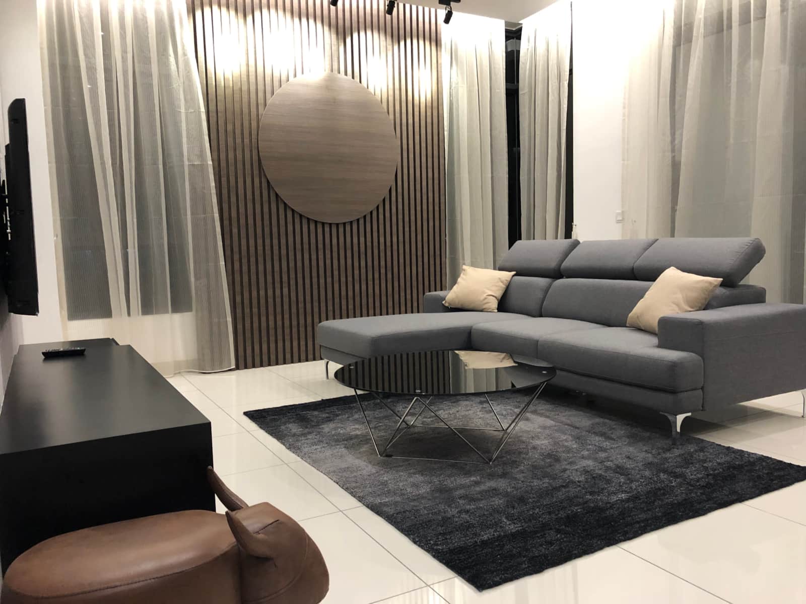 Living room with sofa